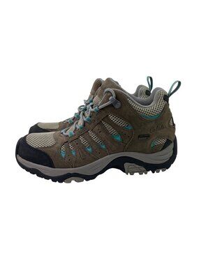 Cabelas Ascend Lisco Womens Hiking Boots Size 10 Brown/Teal Suede